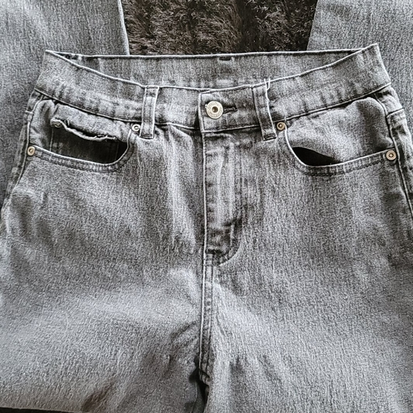 DG2 Skinny Jeans w/Ankle Zip Stonewashed Black 6T - Lots More in Closet! - Picture 6 of 10